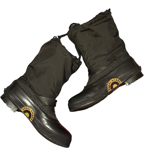 Ski-Doo Bombardier 1980s Insulated Heavy Rubber Sole Winter Snow Boot 7 Vintage - Picture 4 of 9